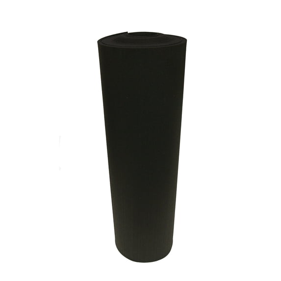 Rubber-Cal "Recycled Flooring" 3/8 in. x 4 ft. x 8 ft. - Black Rubber Mats