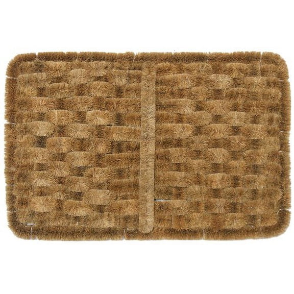 Rubber-Cal "Shiraz" Outdoor Scraper Door Mat, 16 by 24-Inch