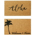 thumbnail image 1 of Rubber-Cal Tropical "Aloha Doormat" Kit - 18" x 30" - 2 Door Mats, 1 of 3