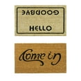 RubberCal Go Away Mats" 2 Coir Outdoor Entryway Mats 18
