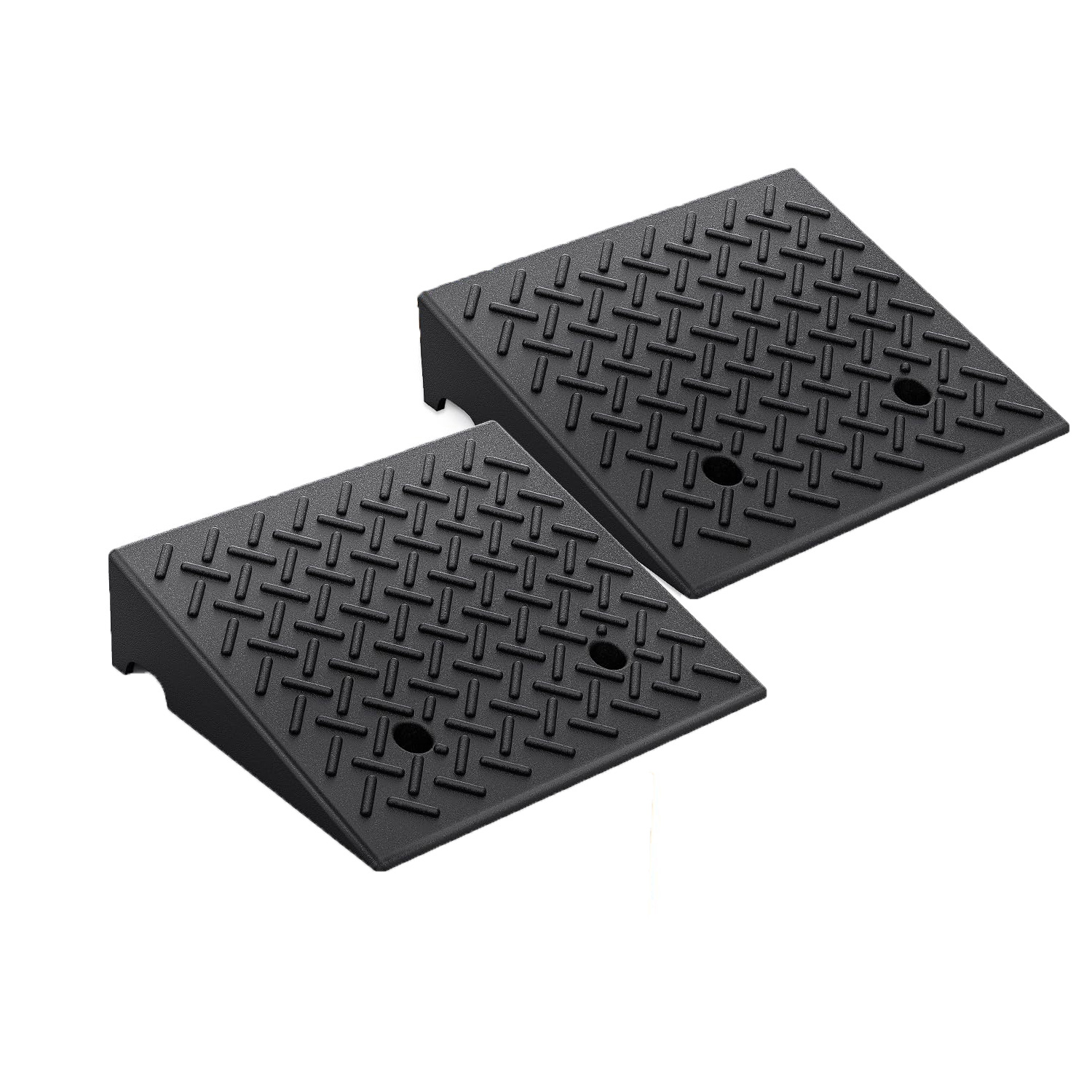 Plertrvy Ramp Mat (25X27X11cm) 1Pc Yellow, Car Slope Pad Rubber Car