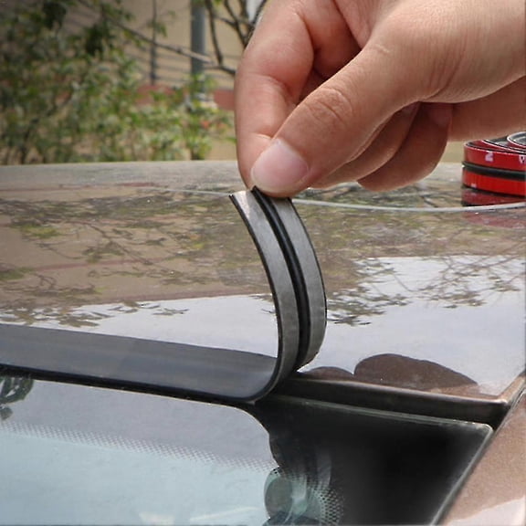 Rubber Car Seals Edge Sealing Strips Auto Roof Windshield Car Sealant Protector Strip Window Seals Noise Insulation Soundproof 14mmX2m