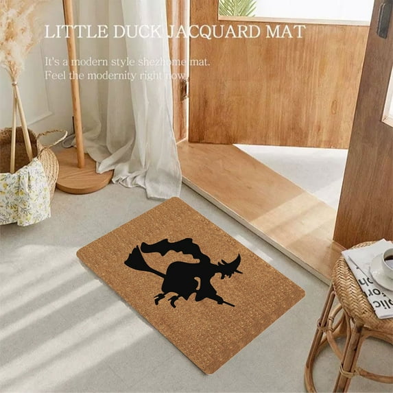 Rubber Carpet Floor Mat Living Room Bedroom Porch Door Personalized Printing Entry Mat Witch Mat Rooster Carpet Polyester Carpet,D,Polyester
