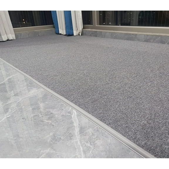 Rubber Carpet Transition Strip Carpet Edge Trim Strip Gray Flexible Edge Binding Bars for mat/Doormat/Rugs/Runner Packing Tape self-Adhesive Seal Waterproof Weatherproof (Camel 400cm (13ft))