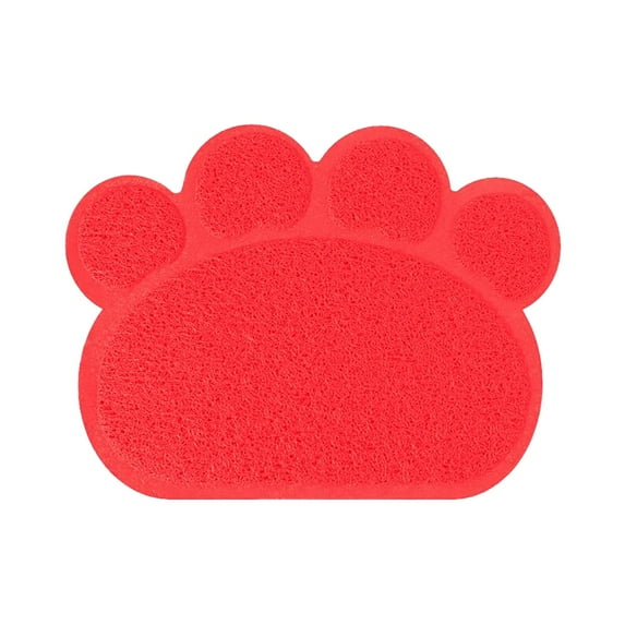 Rubber Cat Litter Mat - 5-Color Options, Non- & Washable - Trap Scatter Mat for Litter Boxes/Feeding Areas
