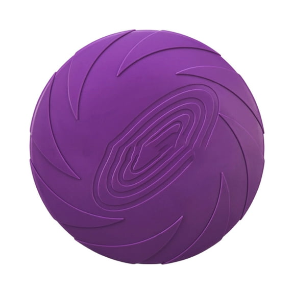 Rubber Chew-Proof Dog Disc For Outdoor Training & Interactive Play NonSlip Mental Simulation
