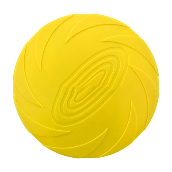 Rubber Chew-Proof Dog Disc For Outdoor Training & Interactive Play NonSlip Mental Simulation