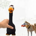 thumbnail image 1 of Rubber Chicken Dog Toy Squeaky, Screaming Chicken Dog Toys That Makes Noise, Funny Squeaky Interactive Puppy Dog Toys Chew Sound Squeeze Screaming Toy for Small Medium Dogs A One Size, 1 of 3