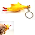 thumbnail image 1 of Rubber Chicken Key Chain, 1 of 2