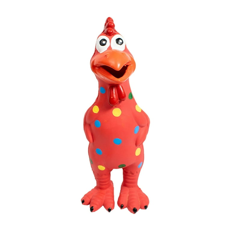 Rubber chicken dog toy walmart hotsell