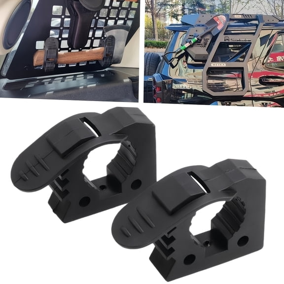 Rubber Clamp Quick Release Shovel Bracket, Equipped with Reinforcement Accessories, Mounting Bracket Is Suitable for 1 Inches to 1.6 Inches
