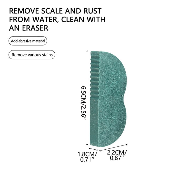 Rubber Cleaning Eraser for Stainless Steel Sink Faucet Cookware Removes Spots Without Scratching YYUZH