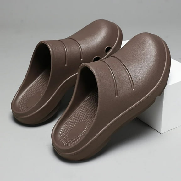 Rubber Clogs for Chefs - Non-Slip Kitchen & Garden Shoes with Arch Support, Thick Sole Beach/Work Clogs Waterproof Slip-Resistant Restaurant Shoes for Men & Women