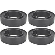 Rubber Coil Spring Spacers Set Enhance Spring Rate for 5 & 5.5 O.D. Coil Springs, 7/8 Thick, 1 Wide, Ideal for Fast/Rough Tracks, Easy Adjustments - 4 Pack, Can Be Trimmed for Precision