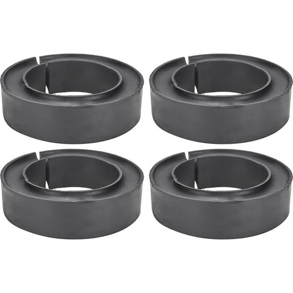 Rubber Coil Spring Spacers Set: Enhance Spring Rate for 5" & 5.5" O.D. Coil Springs, 7/8" Thick, 1" Wide, Ideal for Fast/Rough Tracks, Easy Adjustments - 4 Pack, Can Be Trimmed for Precision