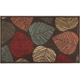 thumbnail image 1 of Rubber Collection Doormat Mat With Slip Skid Resistant Rubber Backing Door Mat (Brown Multi Leaves , 18"x30" Mat), 1 of 6