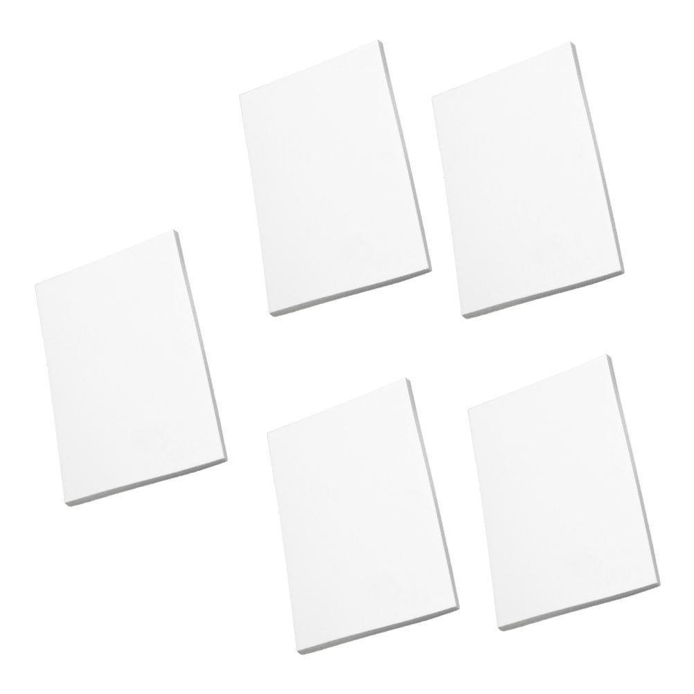 Rubber Crafts Material Brick Soft Linoleum Carving Block Engraving Tpr Pink 5 Pcs