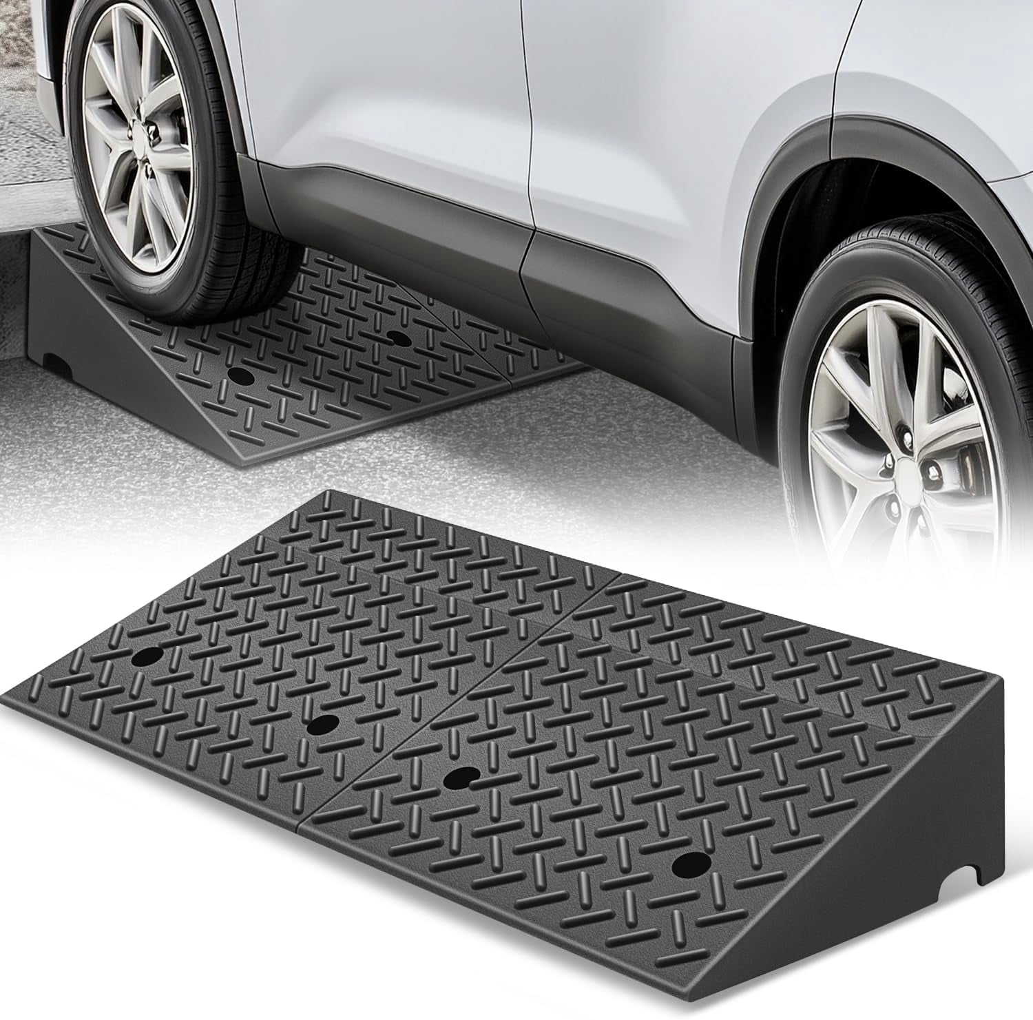 Curb Ramp Set Rubber Curb Ramps, 7.9