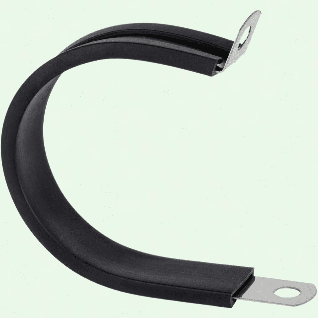 Rubber Cushioned Stainless Steel Cable Clamp, Hose Clamp (1-3/4 Inch ...