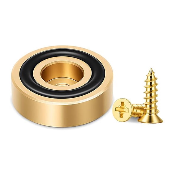 Rubber Cutting Board Feet with Stainless Washer and Screws, 1.18 inch Round Feet, Non Slip Bumper Pads for Furniture, Electronics & Application,cutting board feet non slip,cutting board feet,D