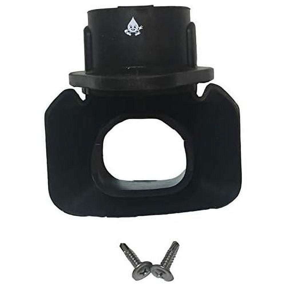 Rubber Diverter To Fill A Rain Barrel From Your Downspout (Diverter