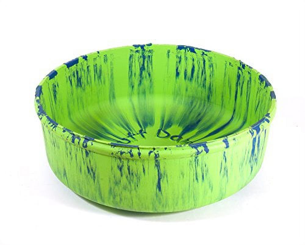 Rubber Dog Bowl Large Assorted Colors