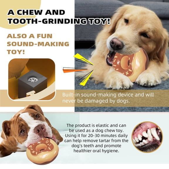 Rubber Dog Chew Stick Teething Bone for Aggressive Chewers Durable Teeth Cleaning Effect for Puppy Adult Dogs Indoor Safe Non Toxic