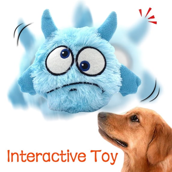 Rubber Dog Chew Toy Jumping Dog Exercise Toy,Interactive Giggle Toy for Dogs,Durable Rope and Rubber Chew Play for Pets