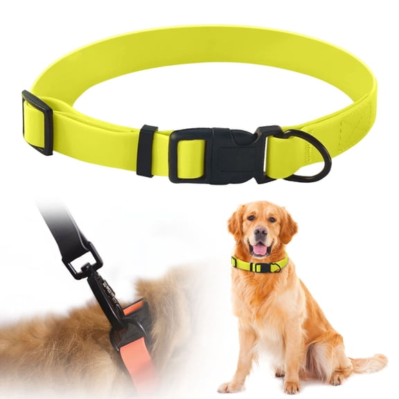 Rubber Dog Collar Dog Collar,Pet And Wear Adhesive Tape Dog Collar Pet PVC Adjustable Collar,Easy Care High Performance