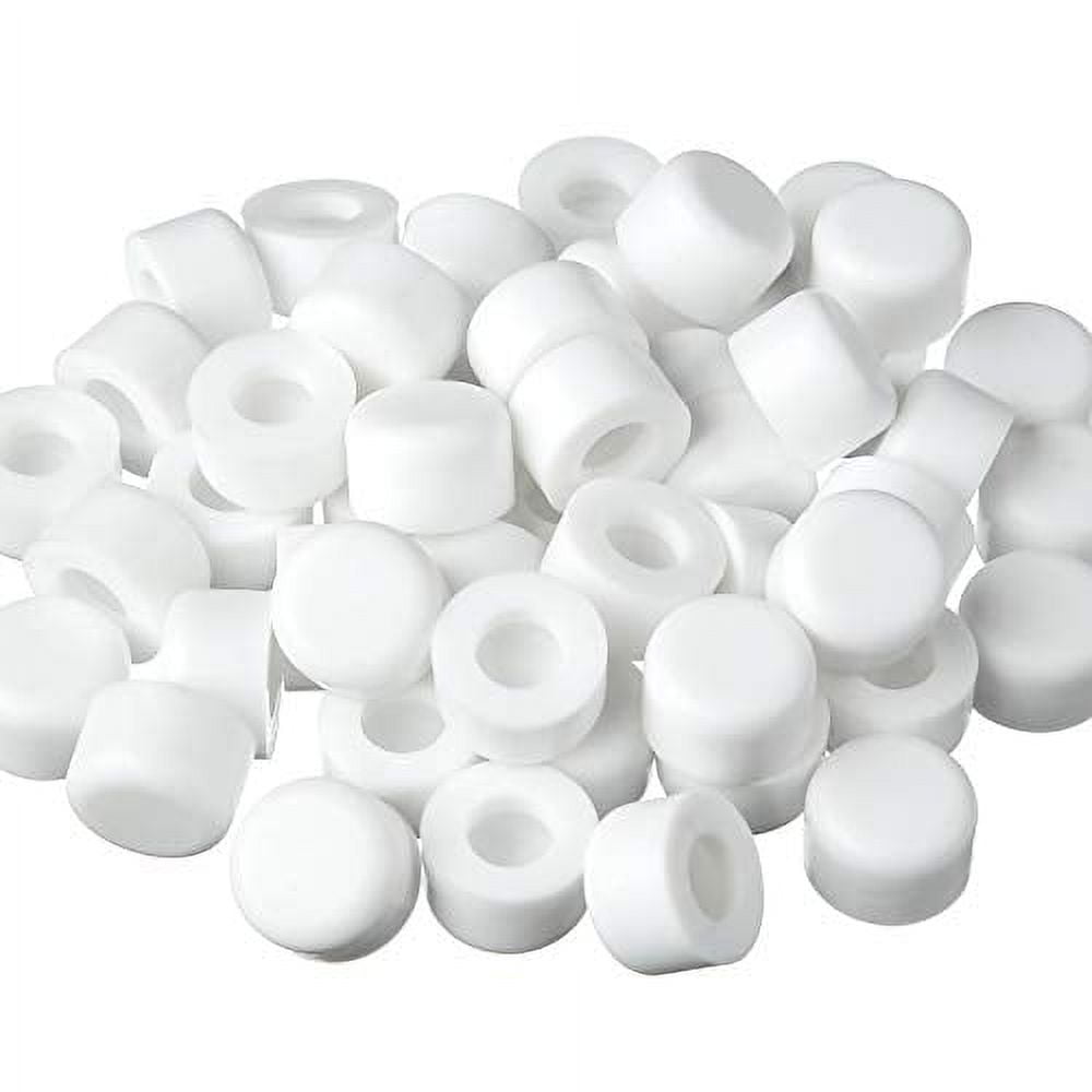 Rubber Door Bumper Tips White Door Stop Caps Door Stopper Bumpers for