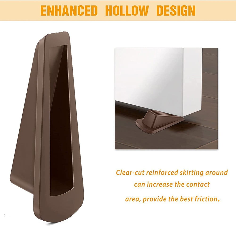 Rubber Door Stop Long Wedge Buffer Stopper Door Stopper Stopper