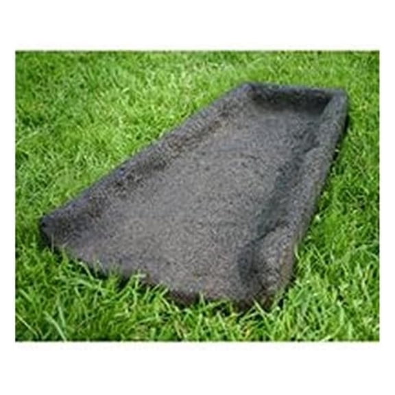 Rubber Door Threshold Weather Stripping - 4 Inch Wide Block, Recycled Rubber, Rain Water Barrier, Garage Door Seal, Driveway Threshold Ramp, Exterior Weather Protection
