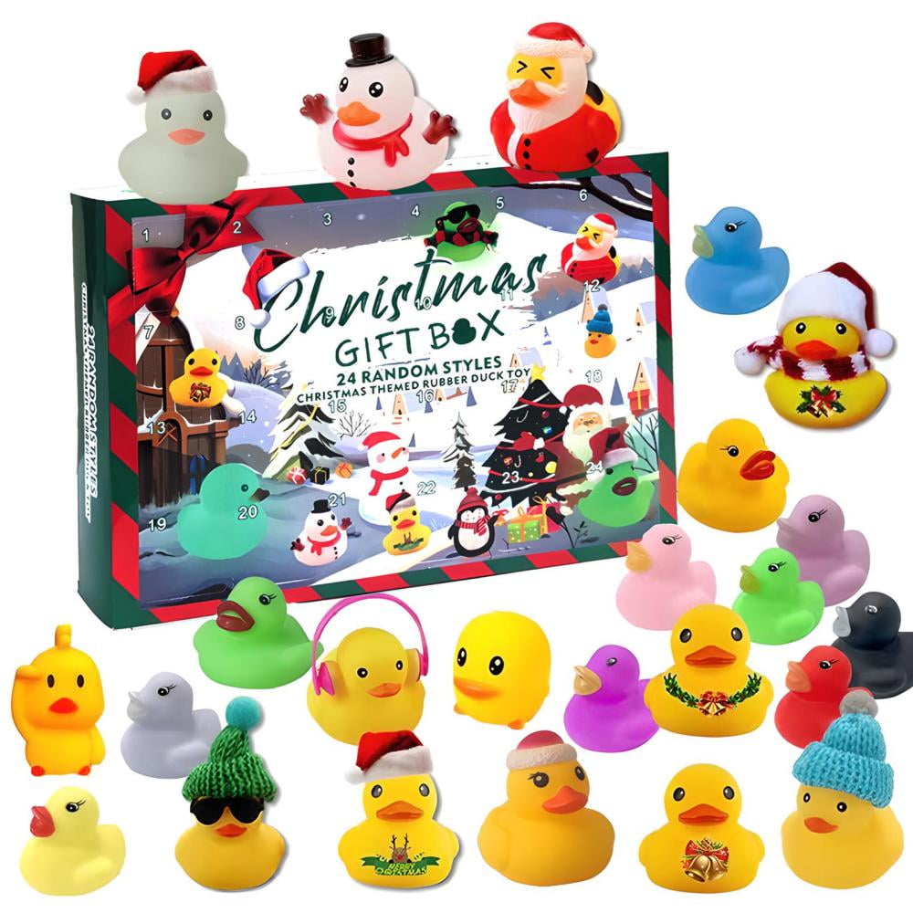 Rubber Duck Advent Calendar 2023 24 Days Different Christmas Countdown Calendar with 5