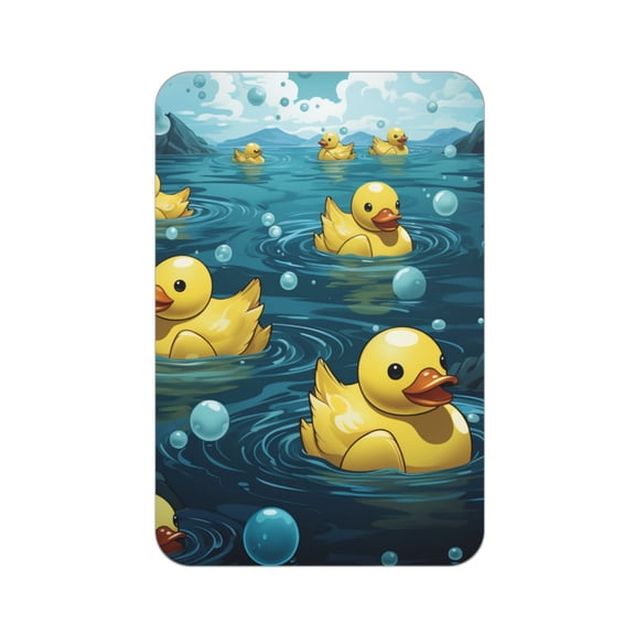 Rubber Duck Cool Yellow Ducks Acrylic Fridge Magnets Decorative Refrigerator Magnets for Kitchen Office Whiteboard Locker