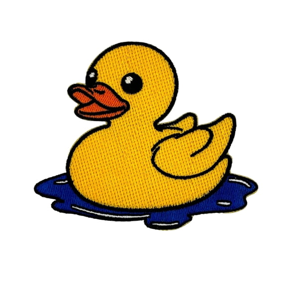Rubber Duck Embroidered Iron-on Patch | Clayton Jewelry Labs