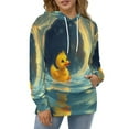 thumbnail image 1 of Rubber Duck Hoodies Long Sleeve Casual Hoodie Winter Oversize Loose Hooded Sweatshirts, 1 of 5