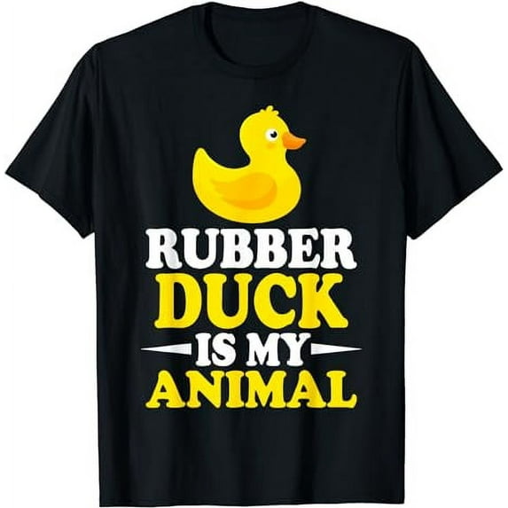 Rubber Duck Is My Spirit Animal Funny Rubber Duck T-Shirt