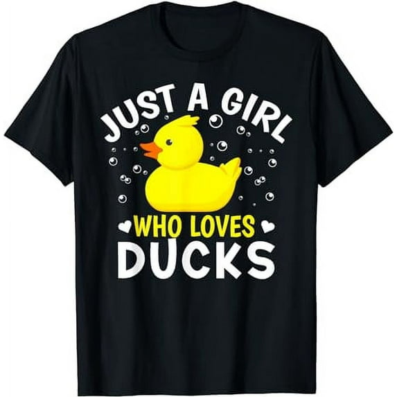 Rubber Duck Lover Just a Girl Who Loves Ducks T-Shirt