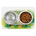 thumbnail image 1 of Rubber Duck Pet Mat for Food and Water, Goose in Farm Lake Plants Grass Reeds Flowers Pond Animals Geese Feathers, Non-Slip Rubber Mat for Dogs and Cats, 18" X 12", by Ambesonne, 1 of 2