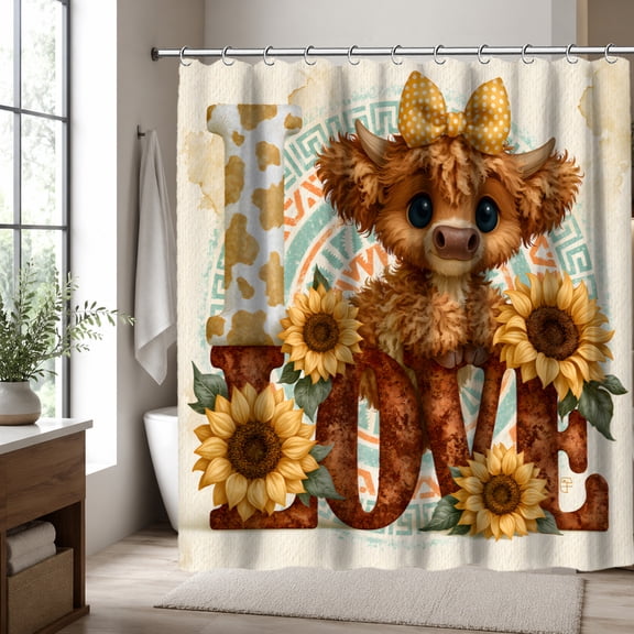 Rubber Duck Shower Curtain 70.87 x 70.87 Inch, Funny Duck Polyester Fabric Bathroom Curtain, Beach Ocean Summer Bathroom Decor
