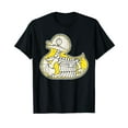 thumbnail image 1 of Rubber Duck Skeleton Lazy Halloween Costume Funny Ducky T-Shirt, 1 of 5