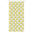 thumbnail image 1 of Rubber Duck Stall Shower Curtain, Yellow Duckies with Blue Stripes and Small Circles Baby Nursery Play Toys Pattern, Fabric Bathroom Set with Hooks, 36W X 72L Inches Long, White, by Ambesonne, 1 of 1