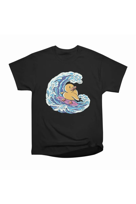 Rubber Duck Surfing T-Shirt Tee Gift For Him Merch For Her Apparel For Friend