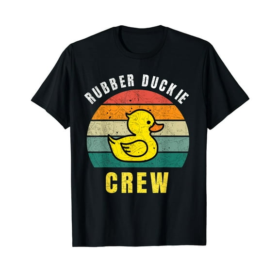 Rubber Duckie Crew T-Shirt - Funny Rubber Duck T-Shirt