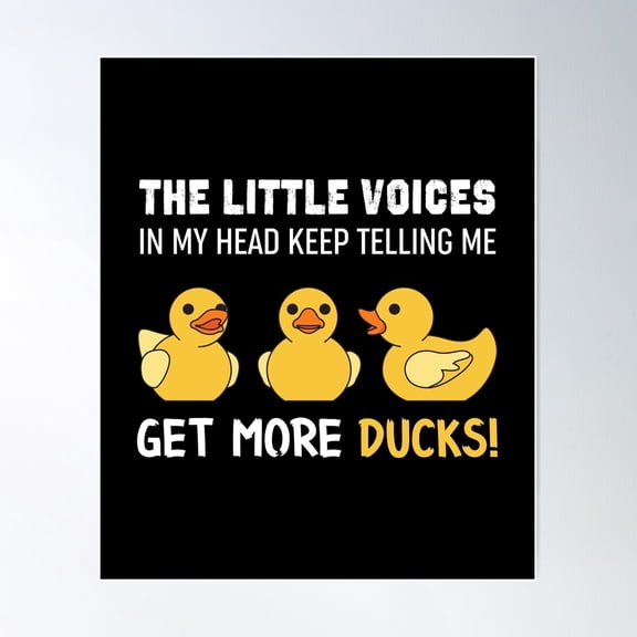 Rubber Duckie Rubber Duck Poster Wall Art, Modern Wall Decor For Living Room Bedroom, 8x12 UNFRAMED