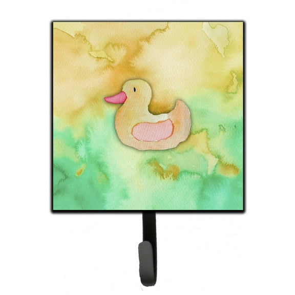 Rubber Duckie Watercolor Leash or Key Holder