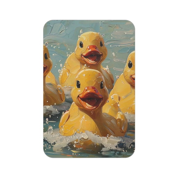 Rubber Ducks Funny Vintage Acrylic Fridge Magnets Decorative Refrigerator Magnets for Kitchen Office Whiteboard Locker