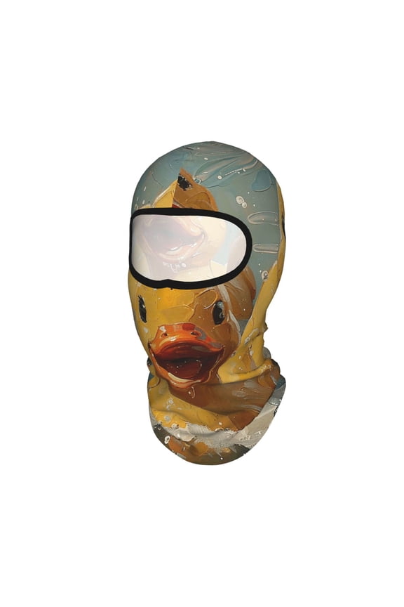 Rubber Ducks Funny Vintage Unisex Balaclava Ski Mask Full Face Cover for Cold Weather & UV Protection, Breathable Cooling Helmet Liner