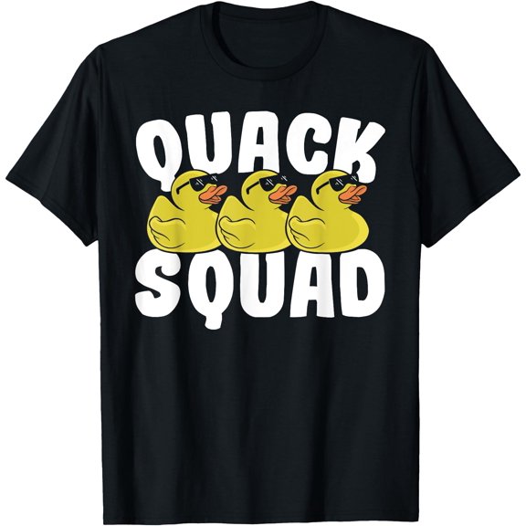 Rubber Ducky Quack Squad Family Cute Rubber Duck Squad T-Shirt