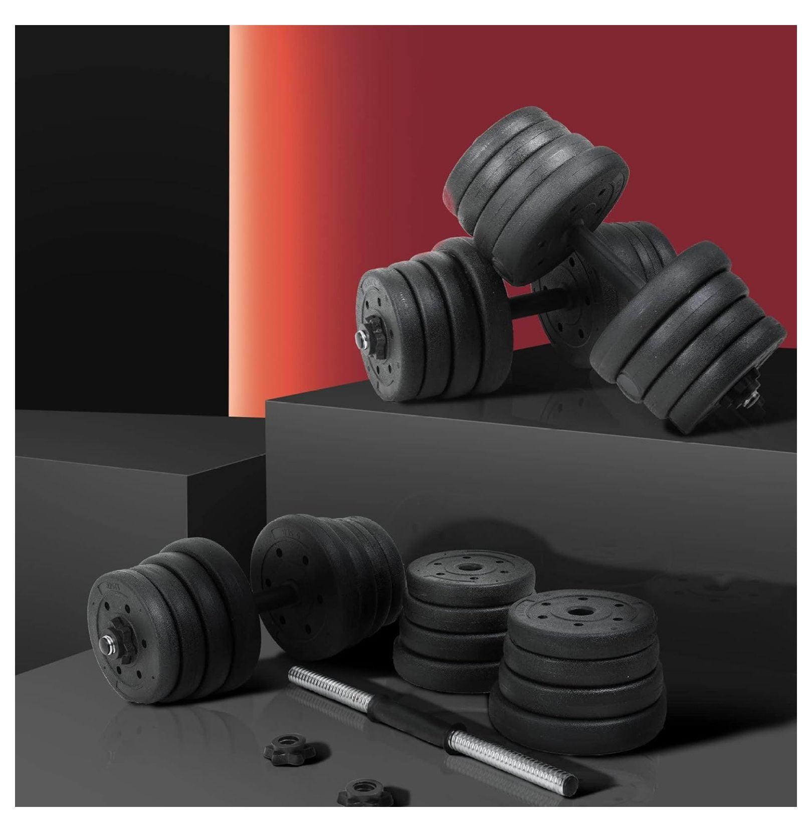 Women Dumbbell Gym Professional Rubber Dumbbell Home Fitness Equipment
